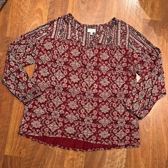 Lucky Brand Tops - EUC Lucky Brand Boho long sleeve top